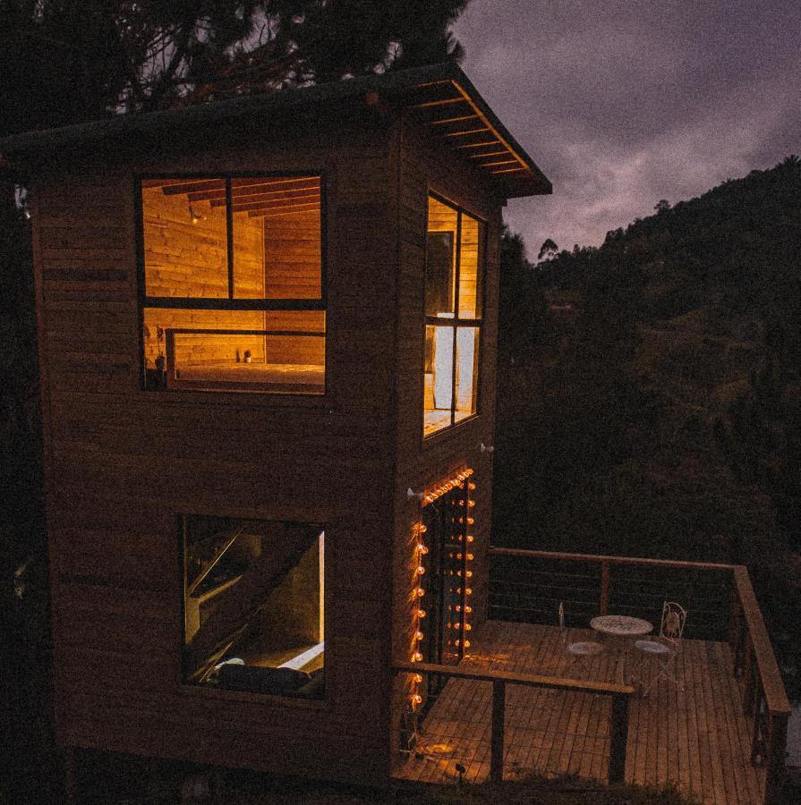 Cabanas Refugio Himalaya Guatapé Exteriör bild